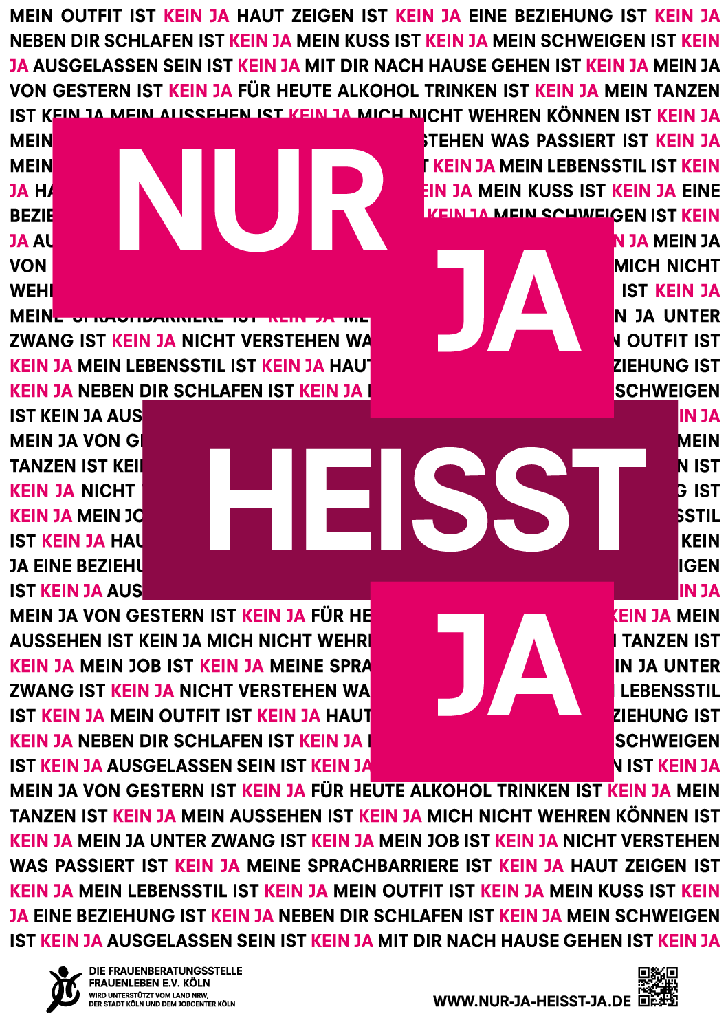 Zusatzplakat Nur Ja heisst Ja